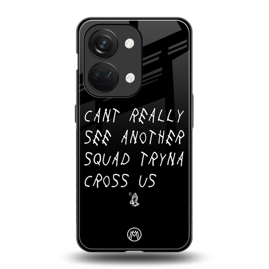dope squad back phone cover | glass case for oneplus nord 3