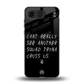 dope squad back phone cover | glass case for oneplus nord 4