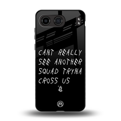 dope squad back phone cover | glass case for oneplus nord 4
