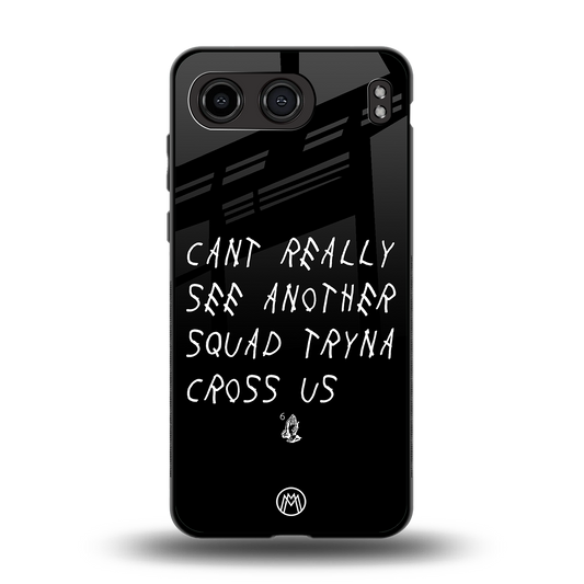 dope squad back phone cover | glass case for oneplus nord 4