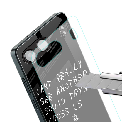 dope squad back phone cover | glass case for oneplus nord 4