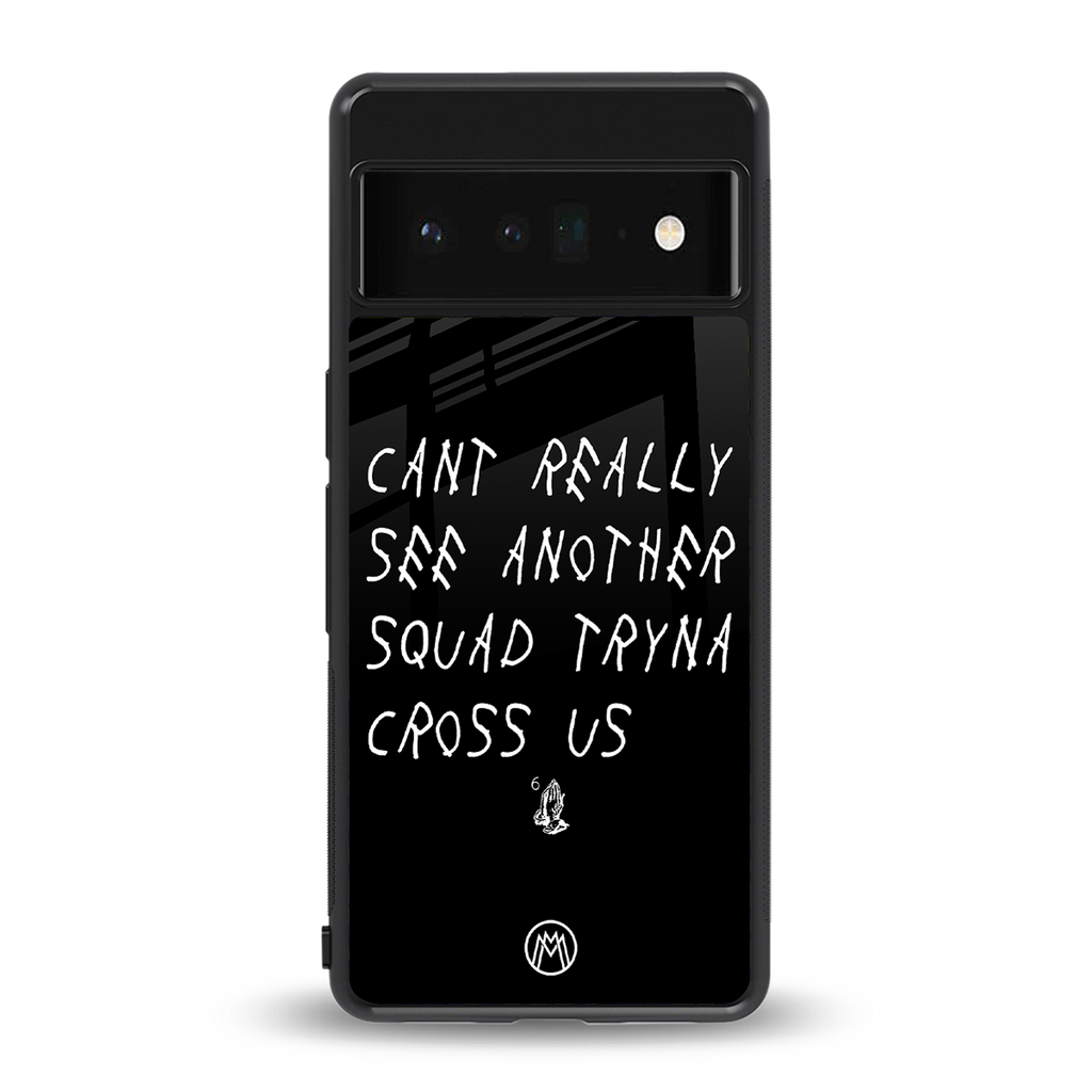dope squad back phone cover | glass case for google pixel 6 pro