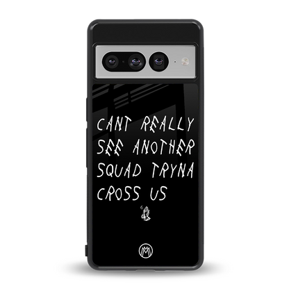 dope squad back phone cover | glass case for google pixel 7 pro