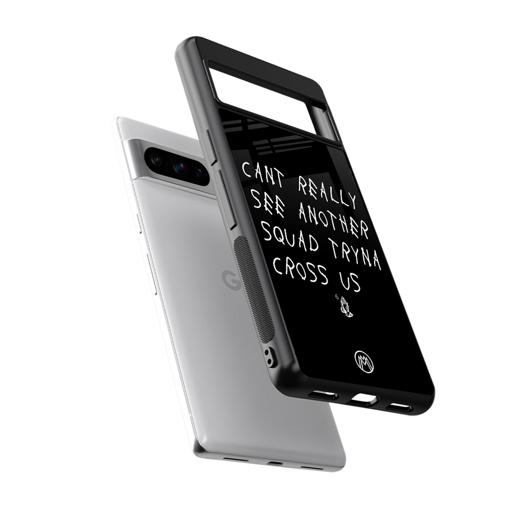 dope squad back phone cover | glass case for google pixel 8 pro