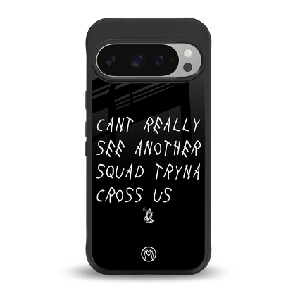 dope squad back phone cover | glass case for google pixel 9 pro xl