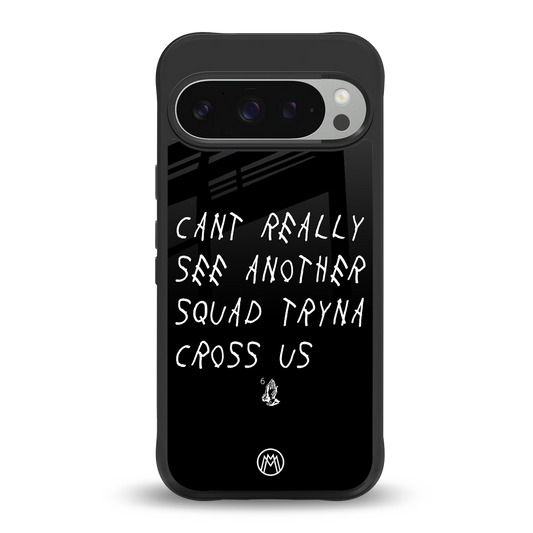 dope squad back phone cover | glass case for google pixel 9 pro xl