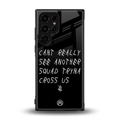 dope squad back phone cover | glass case for samsung galaxy s23 ultra