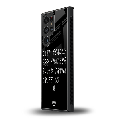 dope squad back phone cover | glass case for samsung galaxy s23 ultra