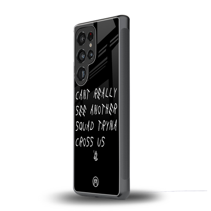 dope squad back phone cover | glass case for samsung galaxy s25 ultra