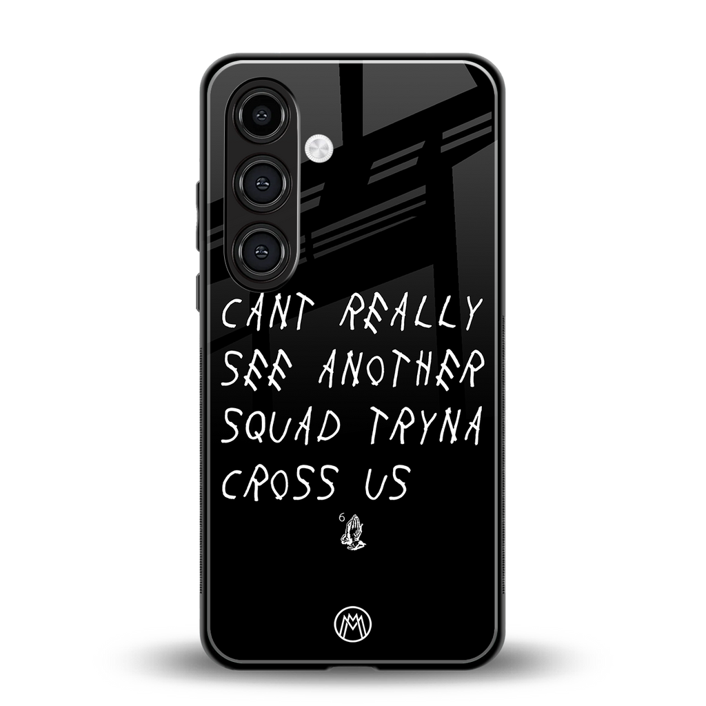 dope squad back phone cover | glass case for samsung galaxy s25 plus