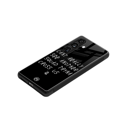 dope squad back phone cover | glass case for samsung galaxy s24 plus