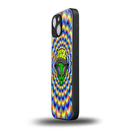 dope vibez back phone cover | glass case for iphone 13 mini