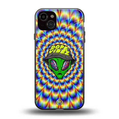 dope vibez back phone cover | glass case for iphone 14 plus