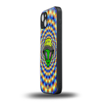 dope vibez back phone cover | glass case for iphone 15 plus