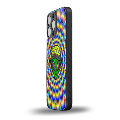 dope vibez back phone cover | glass case for iphone 14 pro max