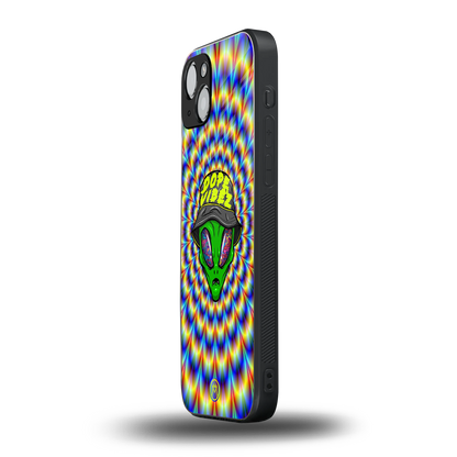 dope vibez back phone cover | glass case for iphone 15