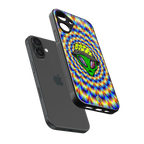 dope vibez back phone cover | glass case for iphone 16 plus