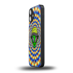dope vibez back phone cover | glass case for iphone 16 plus