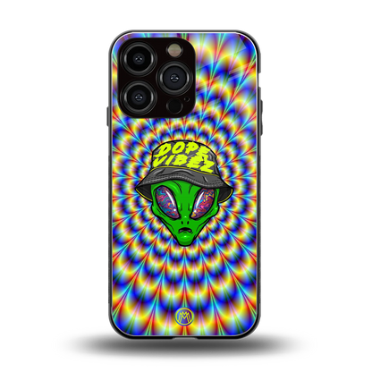 dope vibez back phone cover | glass case for iphone 16 pro