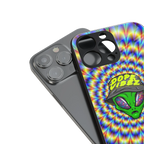 dope vibez back phone cover | glass case for iphone 16 pro
