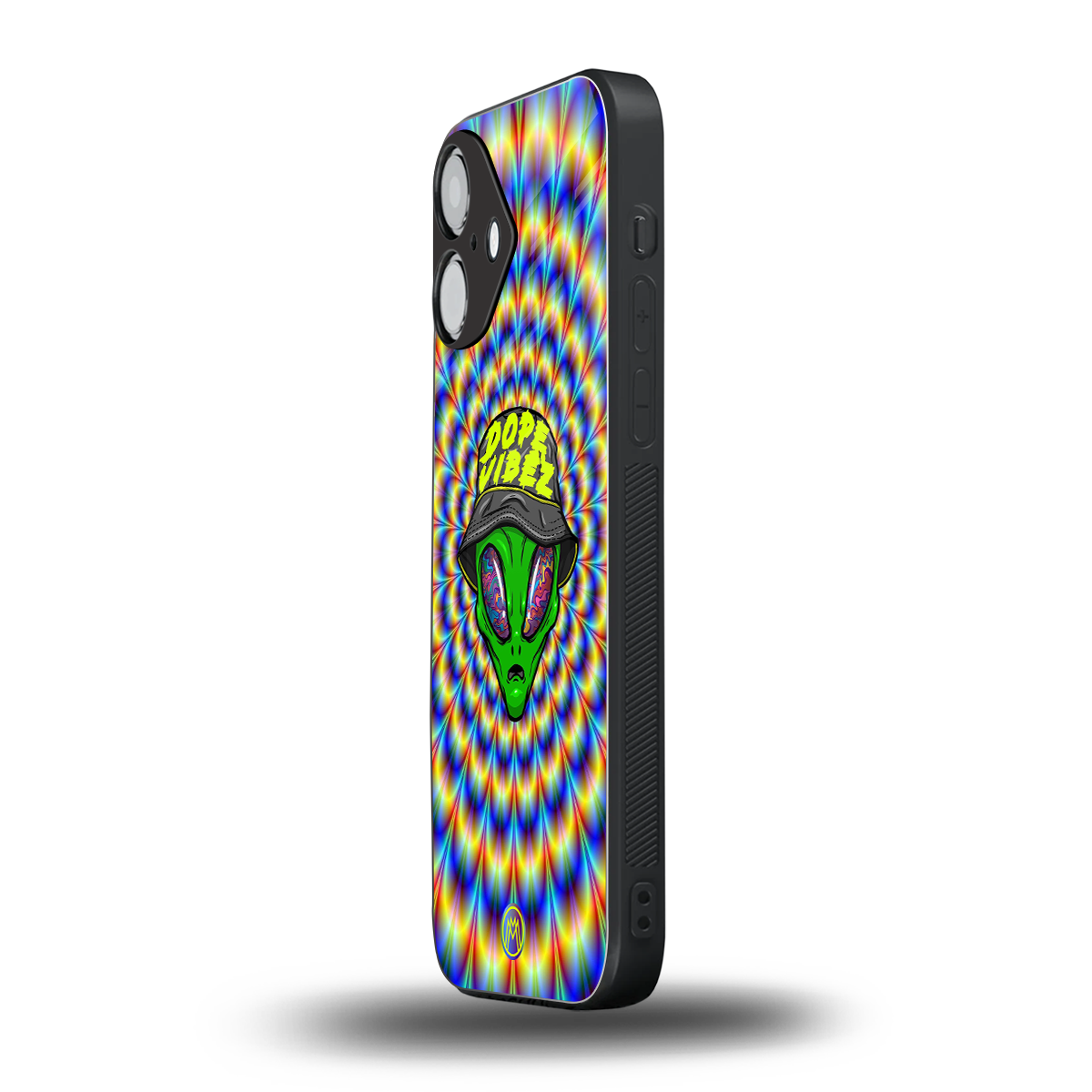 dope vibez back phone cover | glass case for iphone 16