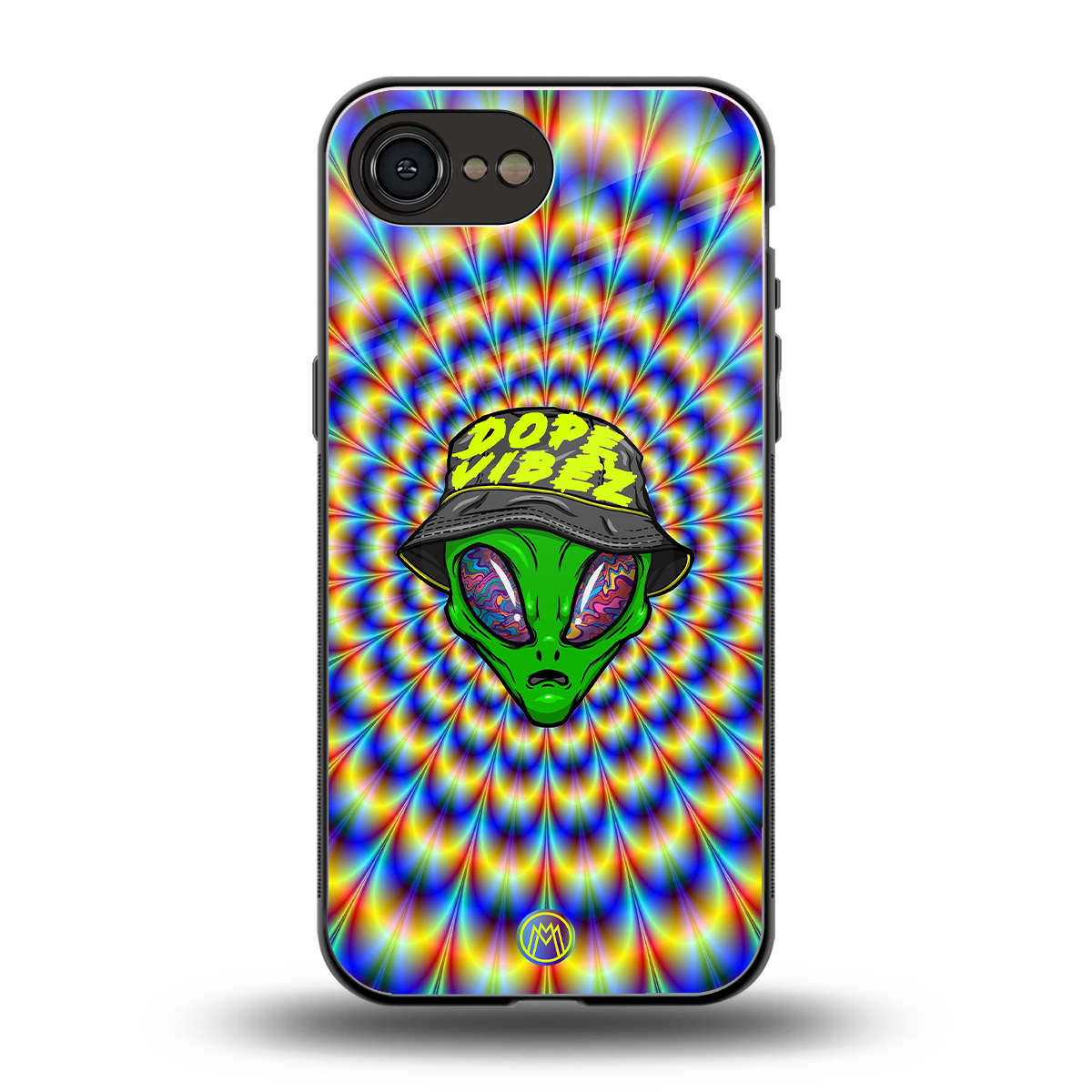 dope vibez back phone cover | glass case for iphone 16e
