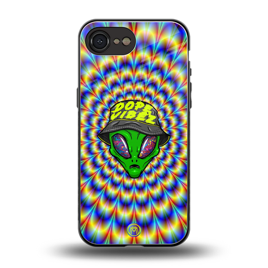 dope vibez back phone cover | glass case for iphone 16e