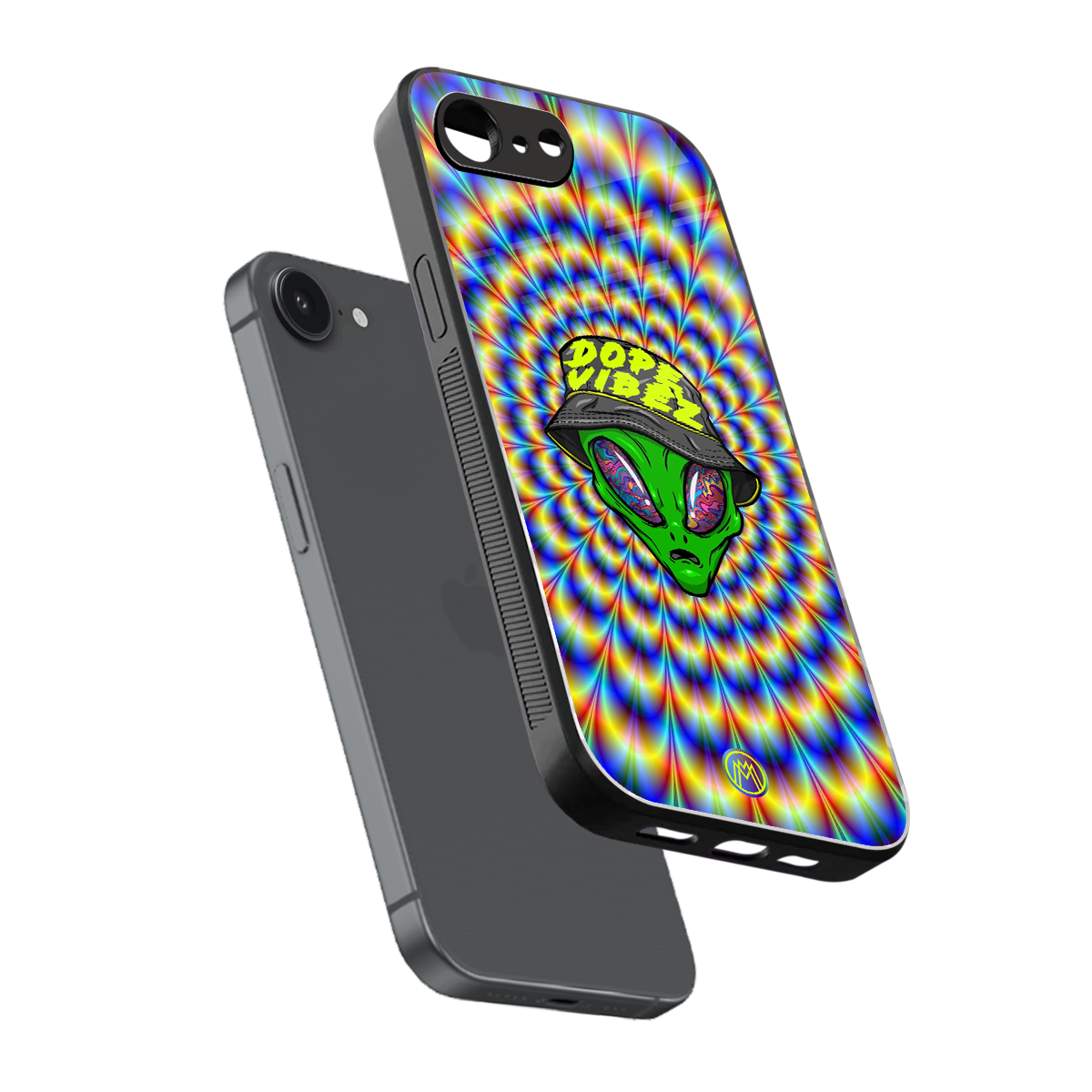 dope vibez back phone cover | glass case for iphone 16e