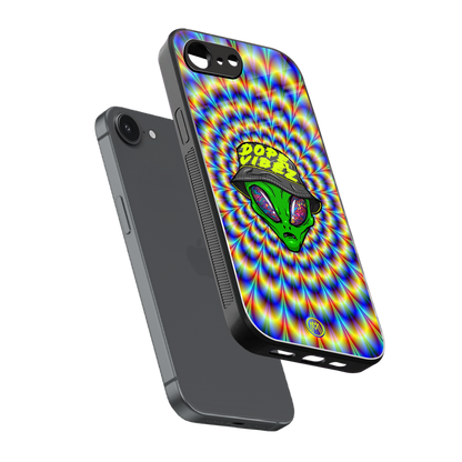 dope vibez back phone cover | glass case for iphone 16e
