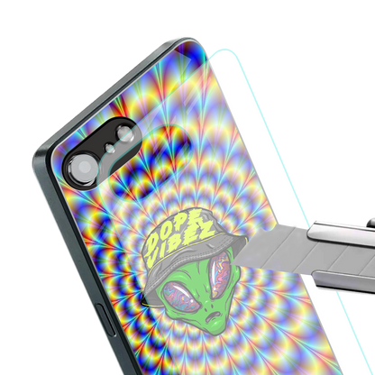 dope vibez back phone cover | glass case for iphone 16e