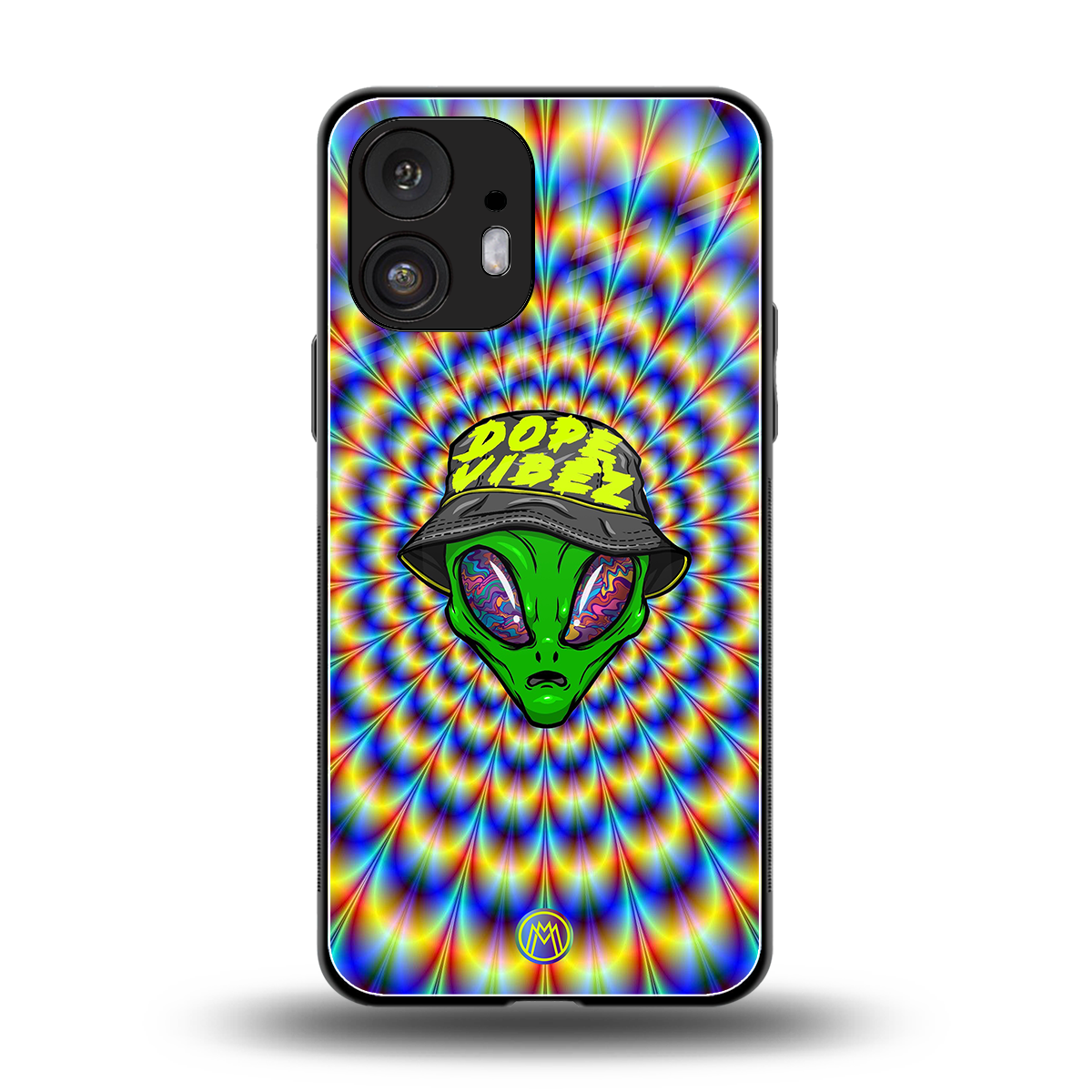 dope vibez back phone cover | glass case for nothing phone 2