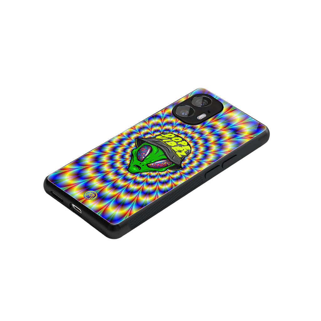 dope vibez back phone cover | glass case for nothing phone 2