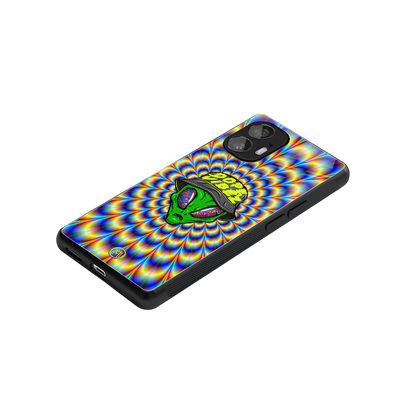 dope vibez back phone cover | glass case for nothing phone 2