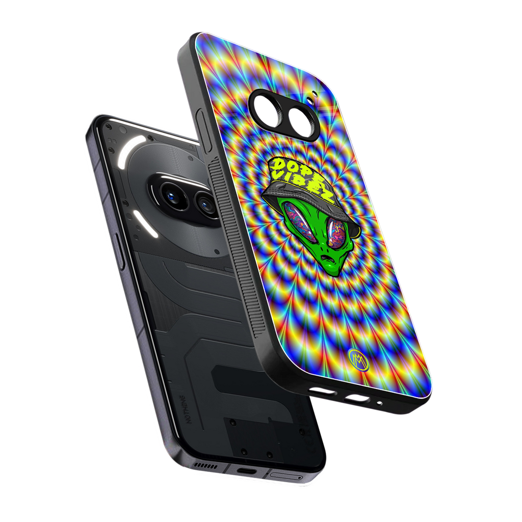 dope vibez back phone cover | glass case for nothing phone 2a