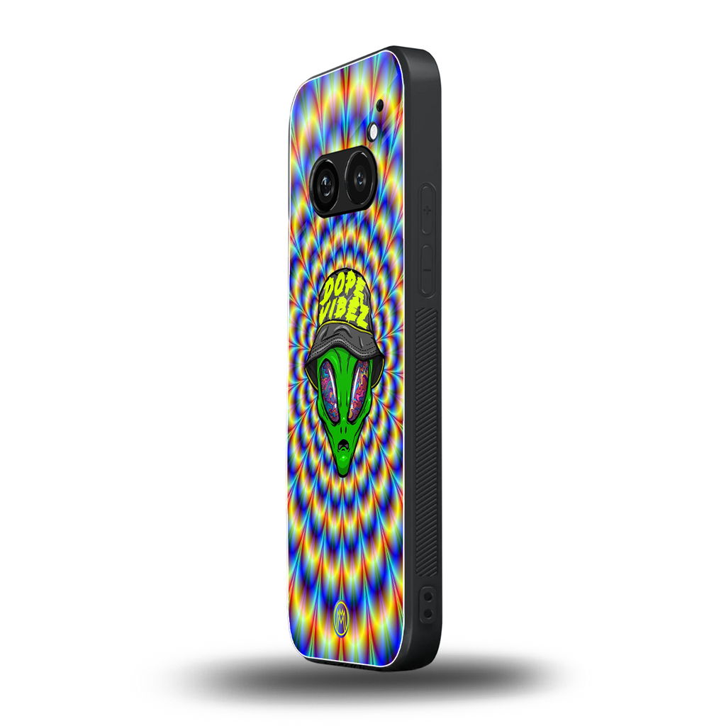 dope vibez back phone cover | glass case for nothing phone 2a