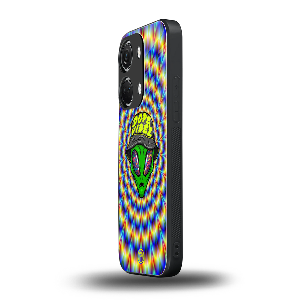 dope vibez back phone cover | glass case for oneplus nord 3
