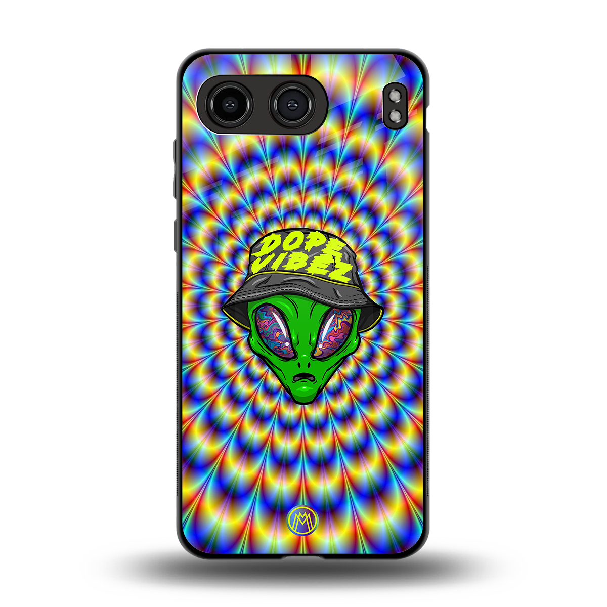 dope vibez back phone cover | glass case for oneplus nord 4