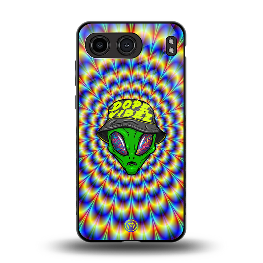 dope vibez back phone cover | glass case for oneplus nord 4