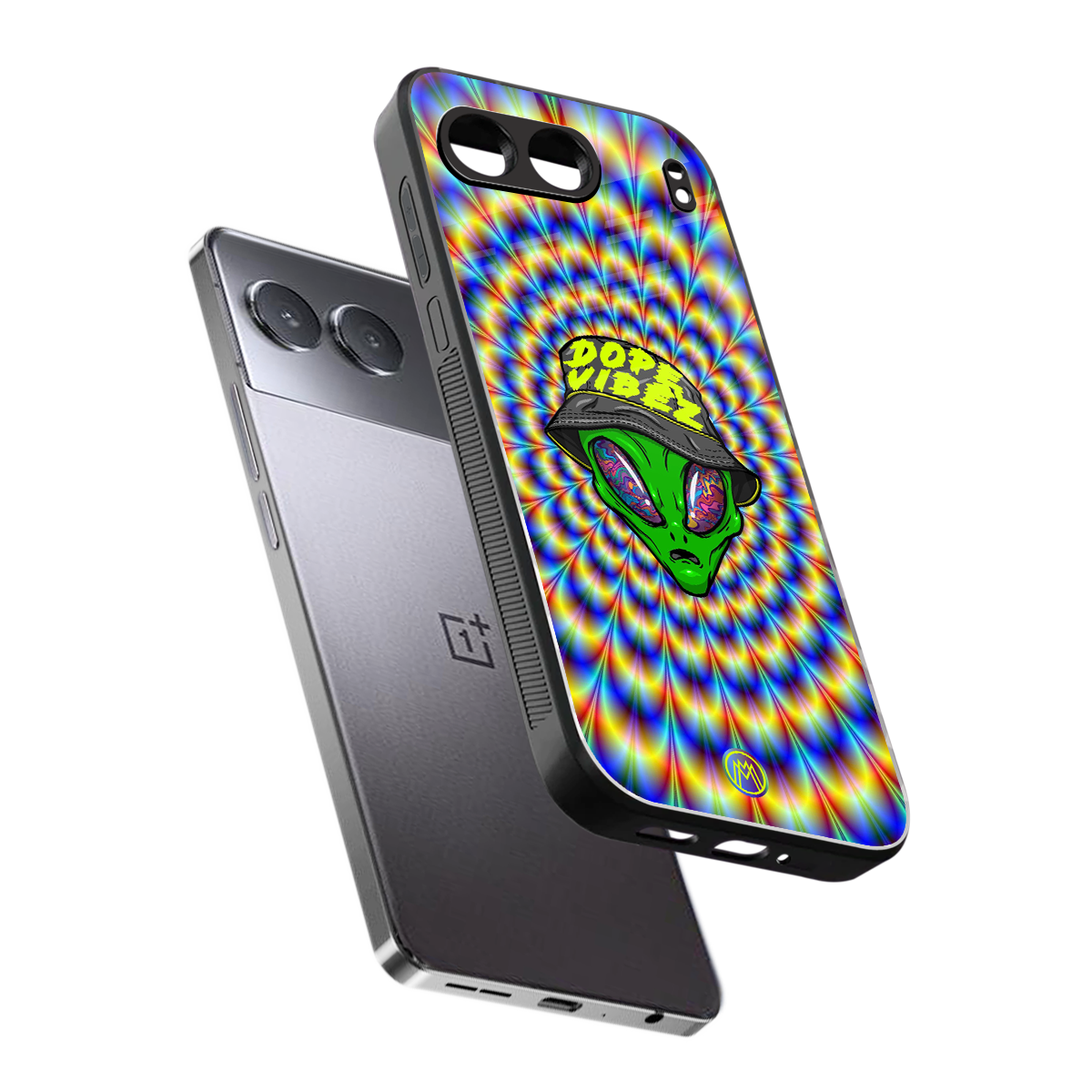dope vibez back phone cover | glass case for oneplus nord 4