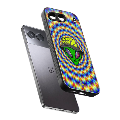 dope vibez back phone cover | glass case for oneplus nord 4