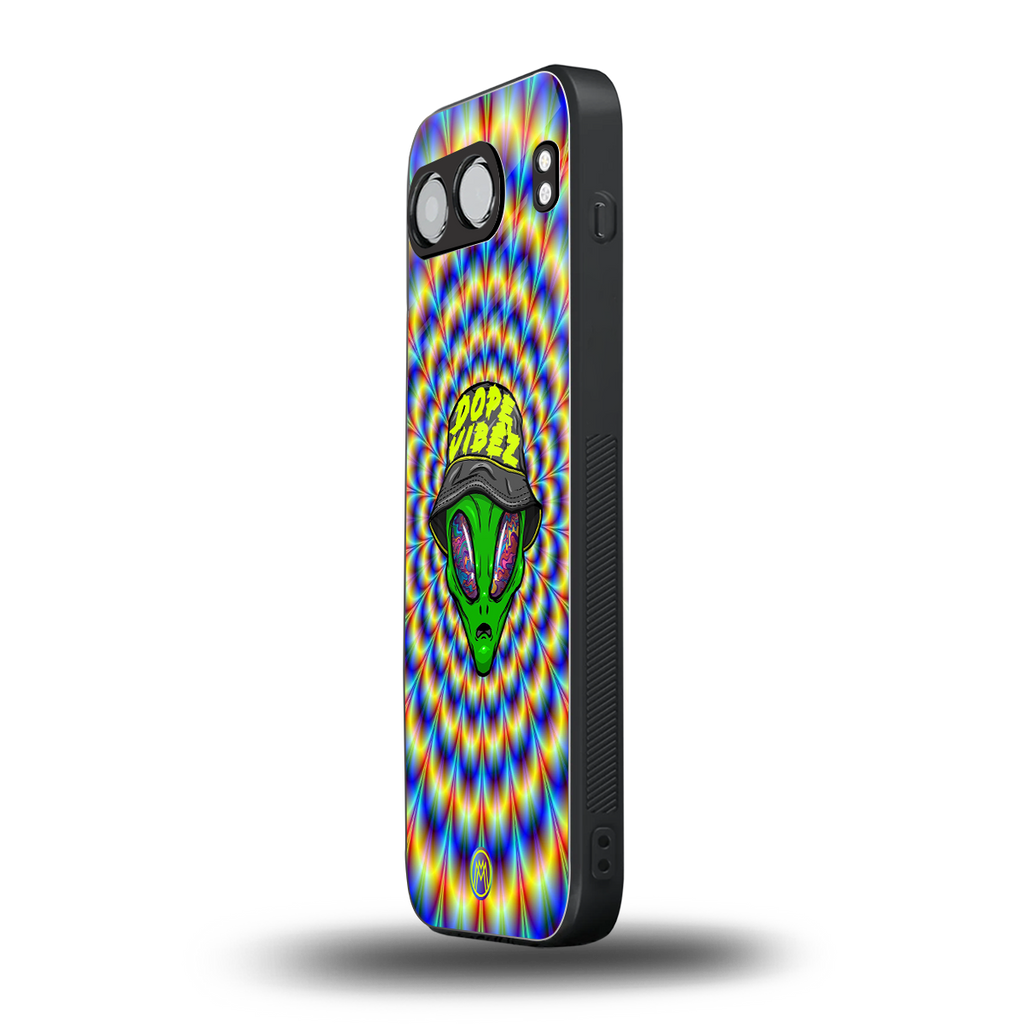 dope vibez back phone cover | glass case for oneplus nord 4