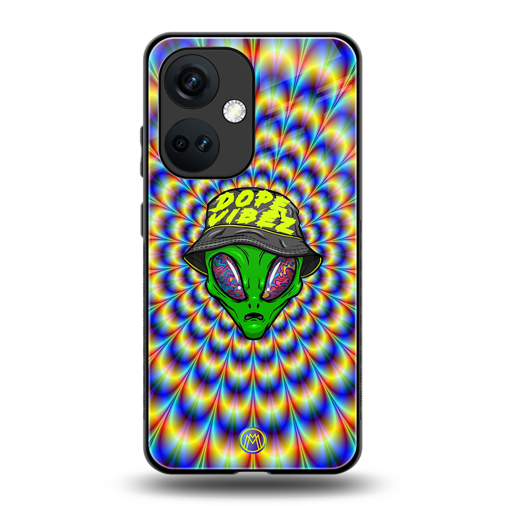 dope vibez back phone cover | glass case for oneplus nord ce 3