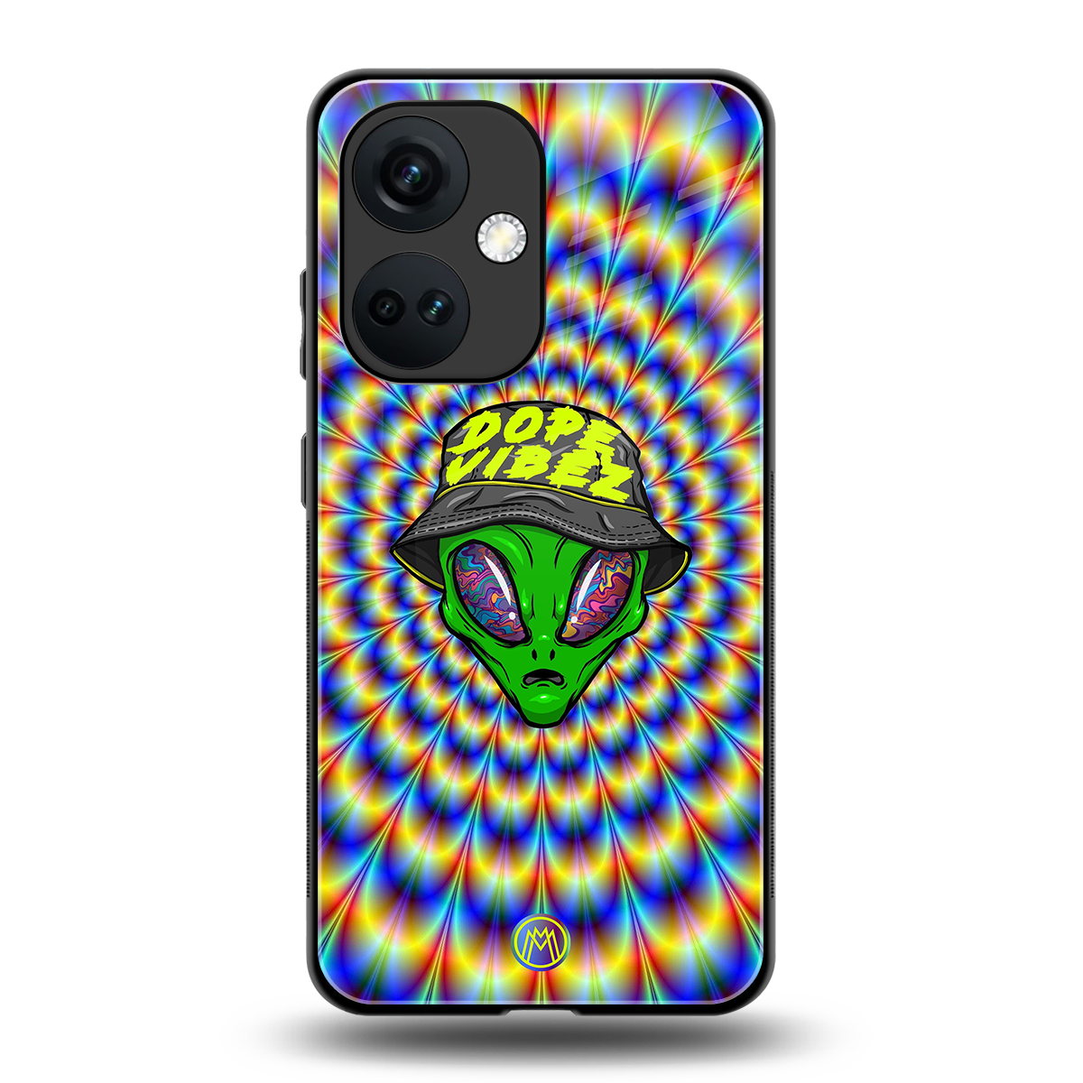 dope vibez back phone cover | glass case for oneplus nord ce 3