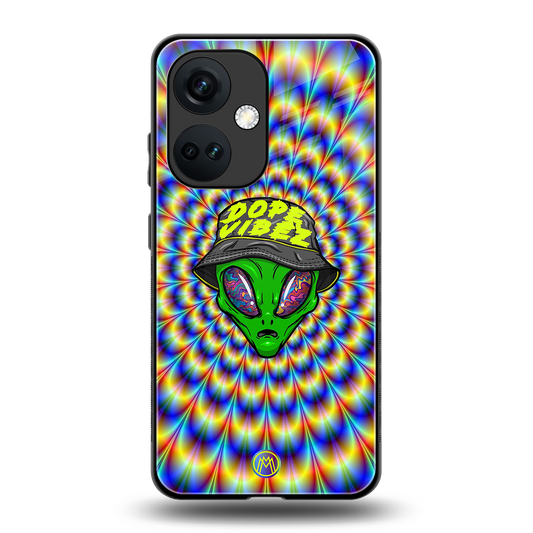 dope vibez back phone cover | glass case for oneplus nord ce 3