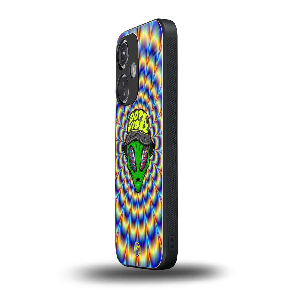 dope vibez back phone cover | glass case for oneplus nord ce 3