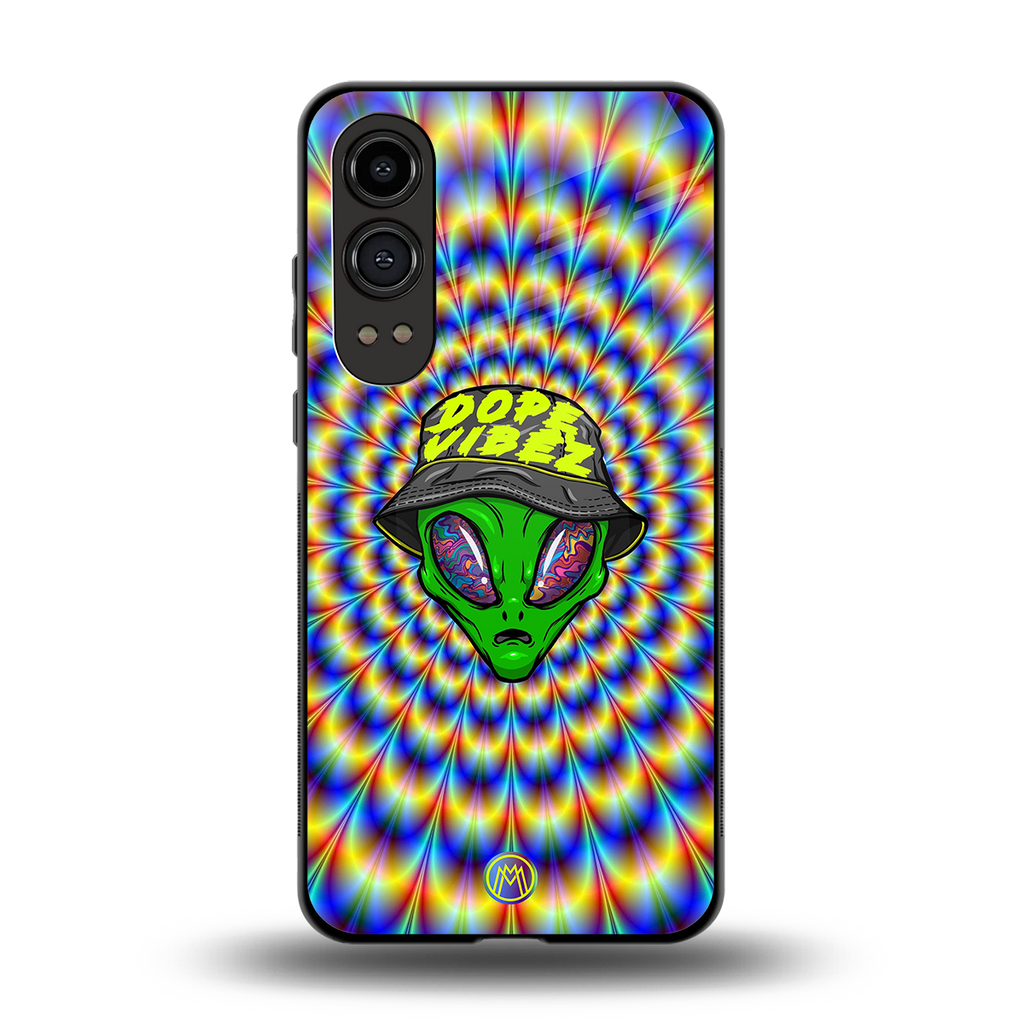dope vibez back phone cover | glass case for oneplus nord ce 4 lite