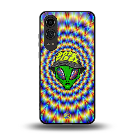 dope vibez back phone cover | glass case for oneplus nord ce 4 lite