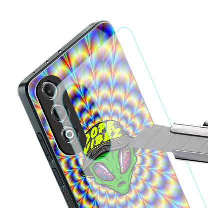 dope vibez back phone cover | glass case for oneplus nord ce 4