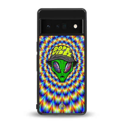 dope vibez back phone cover | glass case for google pixel 6 pro