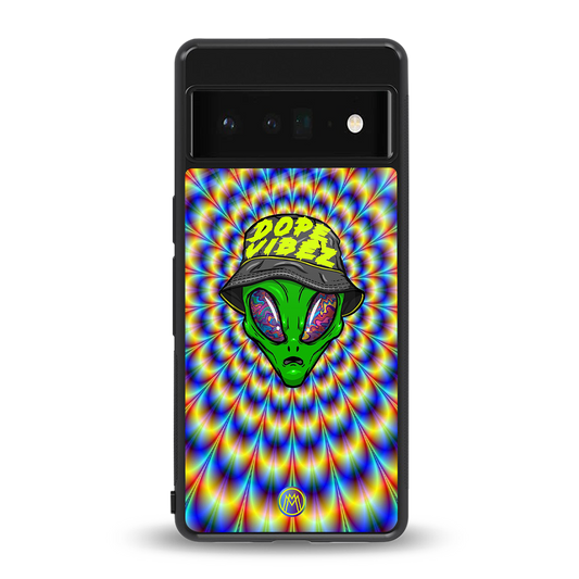 dope vibez back phone cover | glass case for google pixel 6 pro